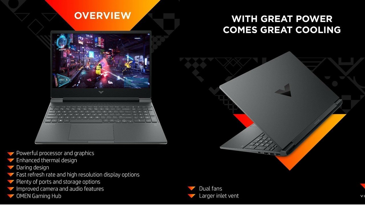 HP Victus 39.6cm (15.6) Gaming Laptop 15-fb3120AX, Blue